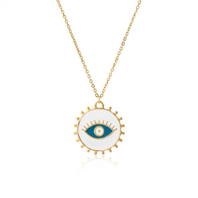 COLLAR DE ACERO OJO
