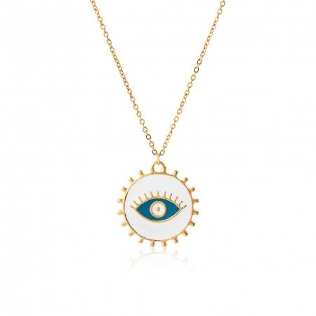 COLLAR DE ACERO OJO