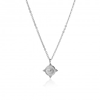 STEEL NECKACE WITH EYE