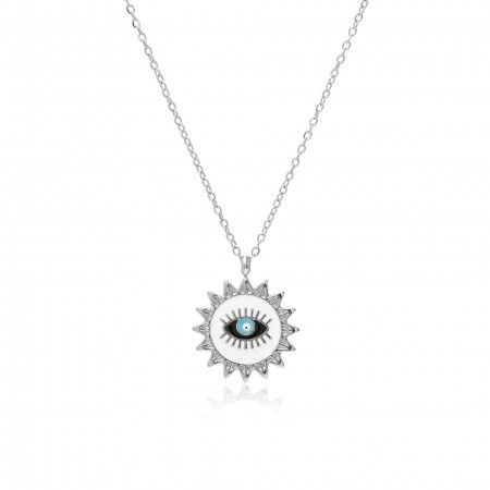 STEEL NECKACE WITH EYE
