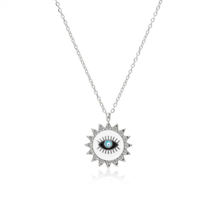 STEEL NECKACE WITH EYE