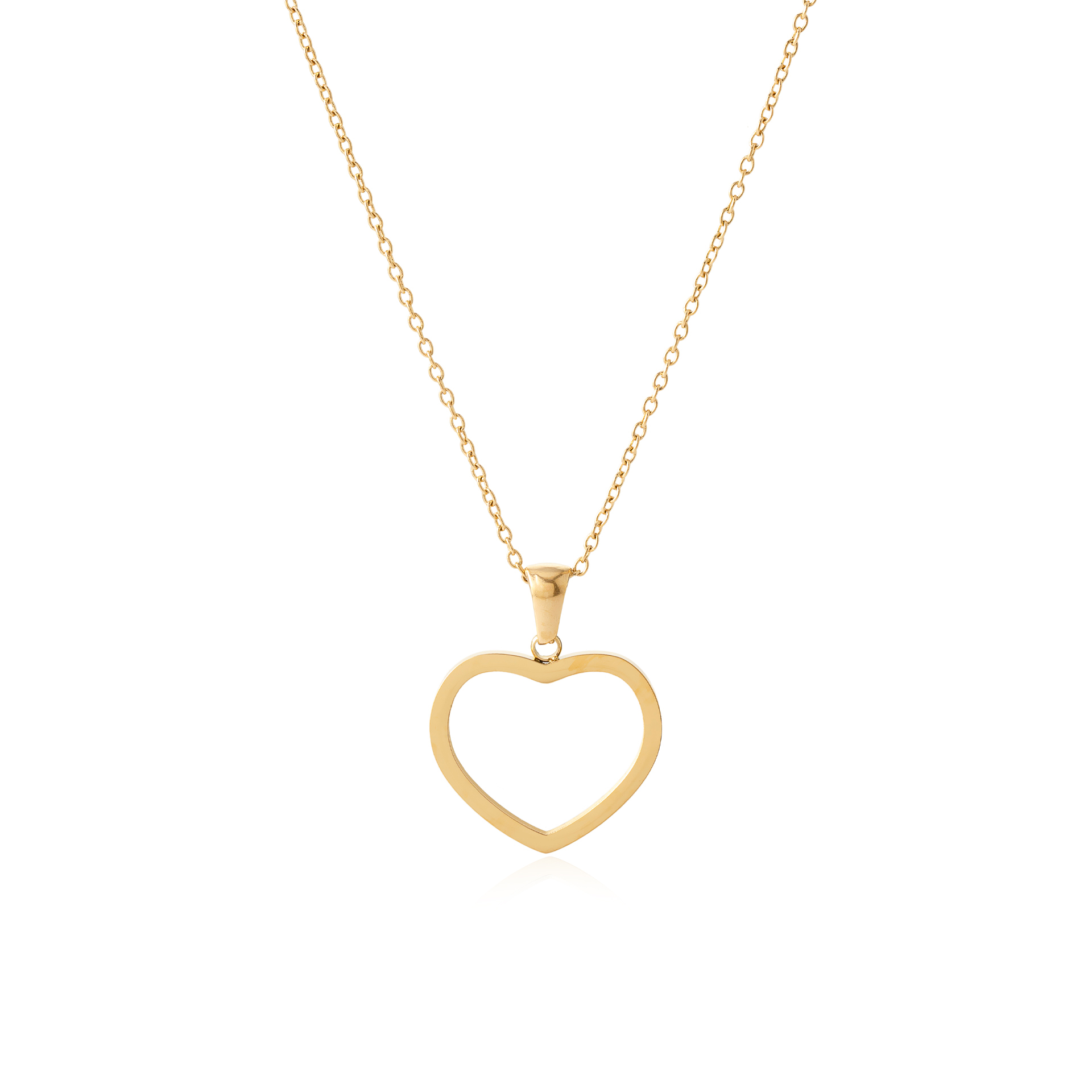 COLAR AÇO CORAÇÃO