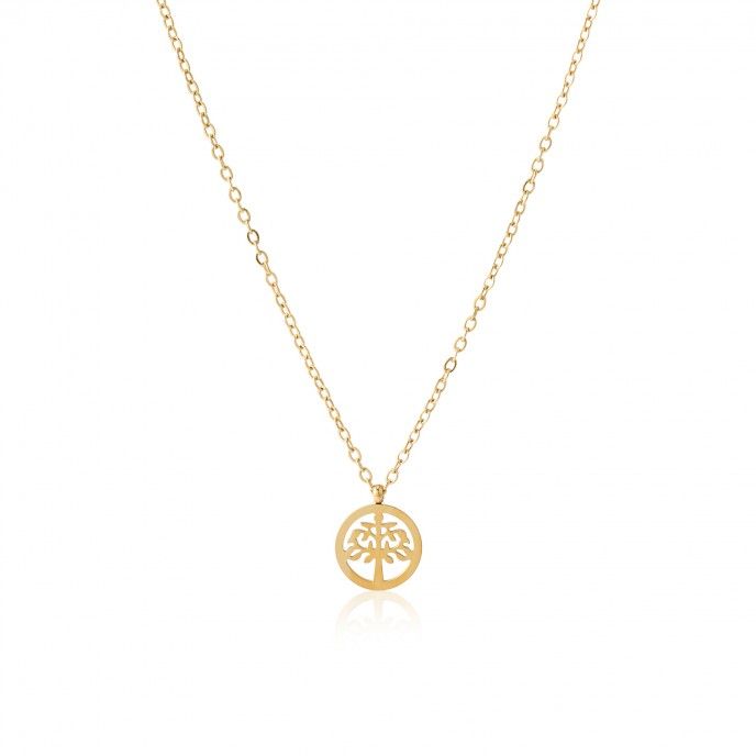 COLLAR RBOL DE LA VIDA EN ACERO