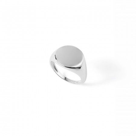 STAMP SILVER RING