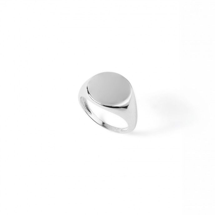 STAMP SILVER RING