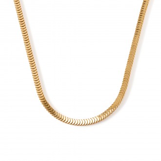 COLLAR DE ACERO SNAKE 50CM