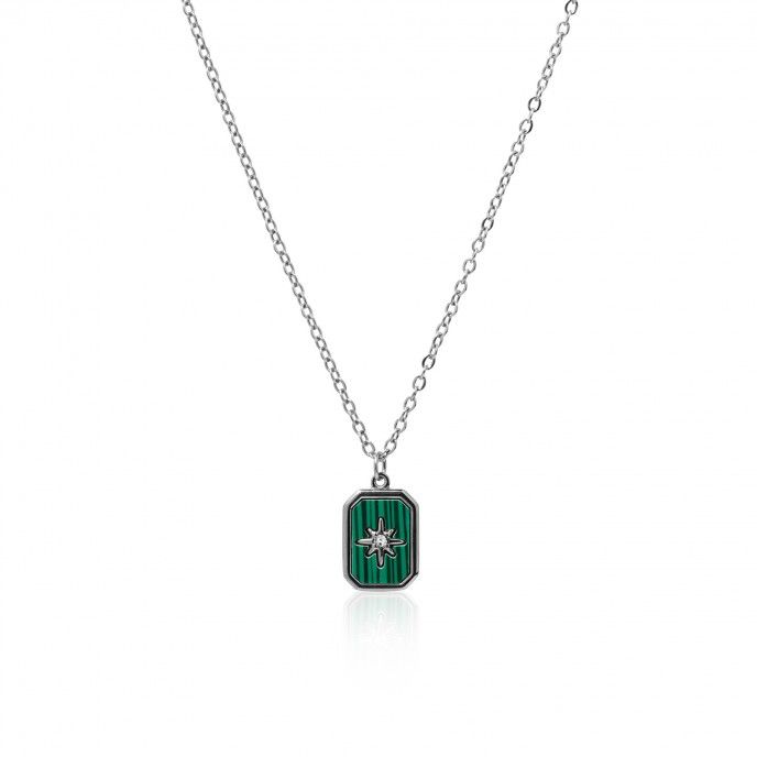 STEEL NECKLACE WITH STAR