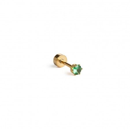 PIERCING DE ACERO CON ZIRCONIO 3M
