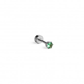 BRINCO ROSCA AÇO ZIRCÃO 3MM BRINCO ROSCA AÇO ZIRCÃO 3MM