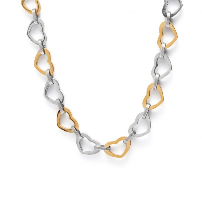 COLAR AÇO CORAÇÕES COLAR AÇO CORAÇÕES