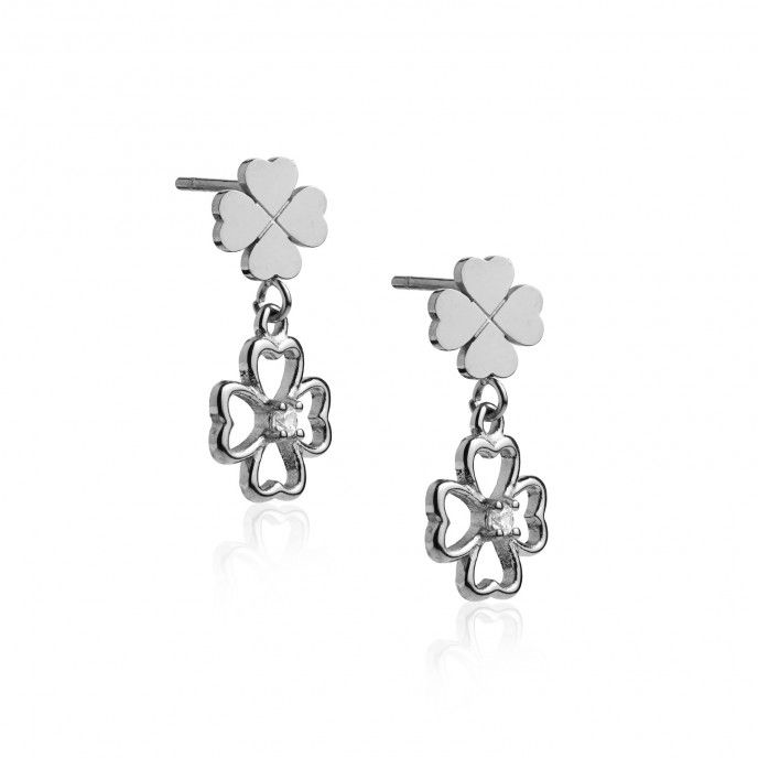 PENDIENTES DE ACERO TRBOLES