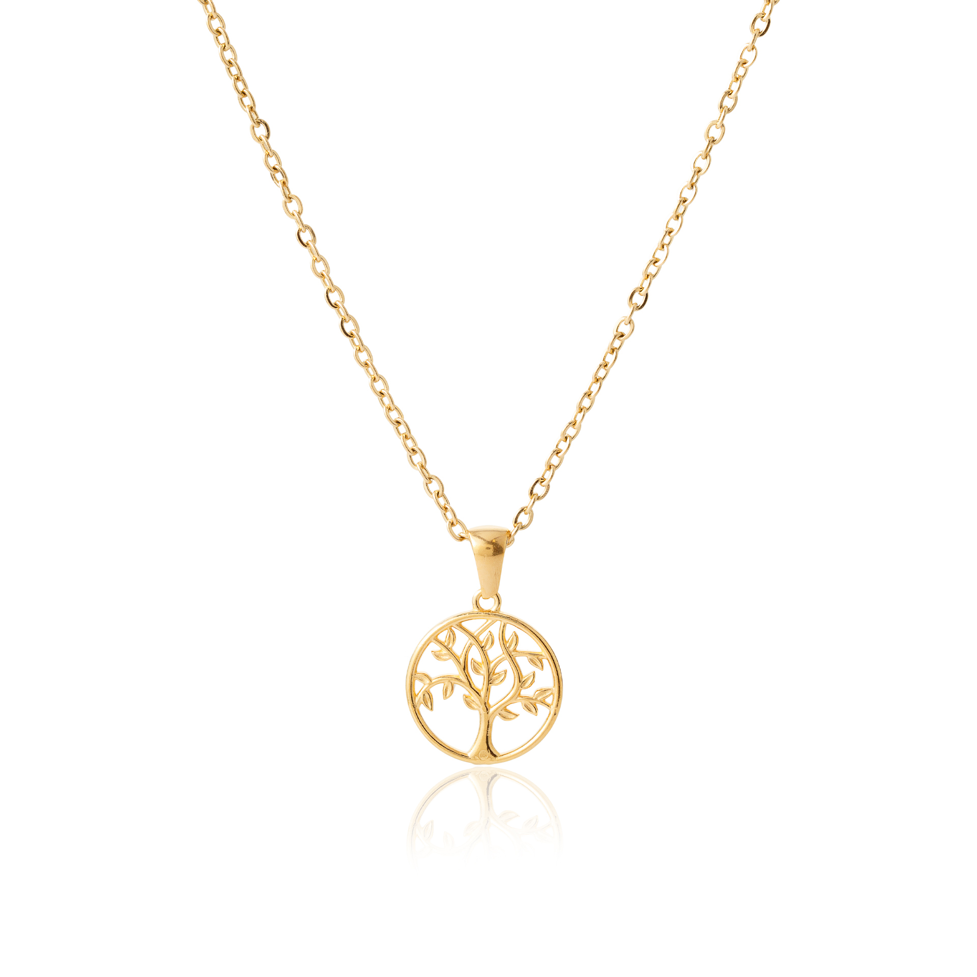 COLAR AÇO ÁRVORE DA VIDA