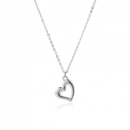 COLAR AÇO CORAÇÃO COLAR AÇO CORAÇÃO