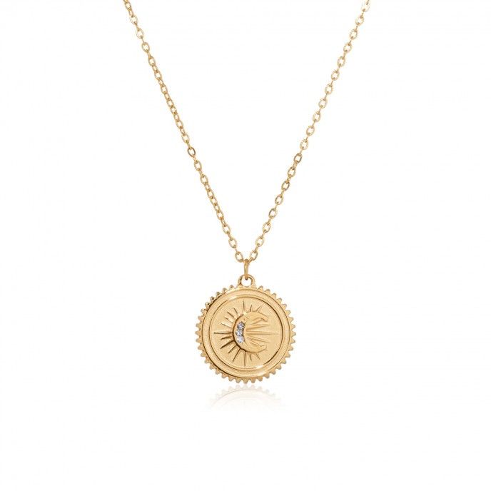 COLLAR DE ACERO LUNA