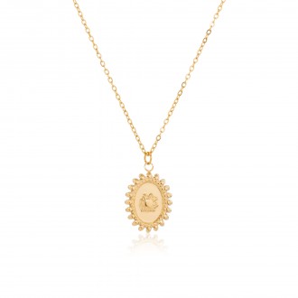 COLLAR DE ACERO OVALADO