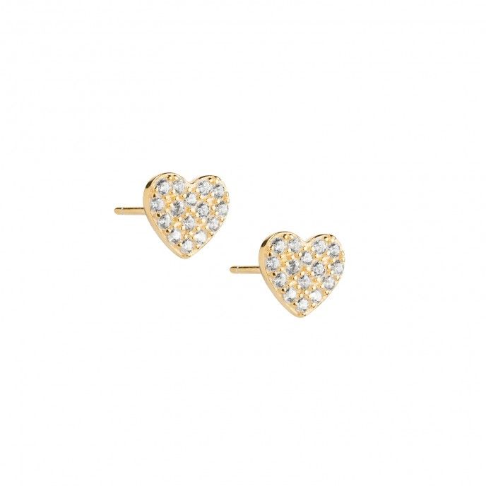 HEART SILVER EARRINGS