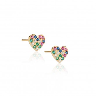 HEART SILVER EARRINGS