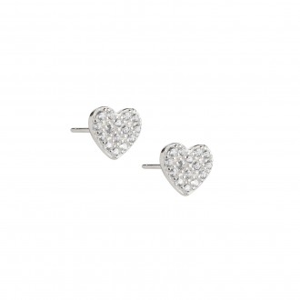 HEART SILVER EARRINGS