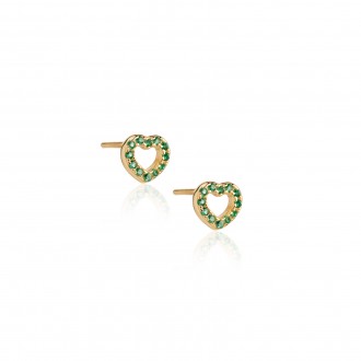 HEART SILVER EARRINGS