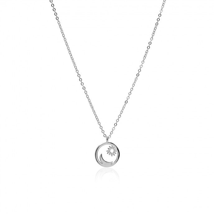 SILVER NECKLACE WITH SKY