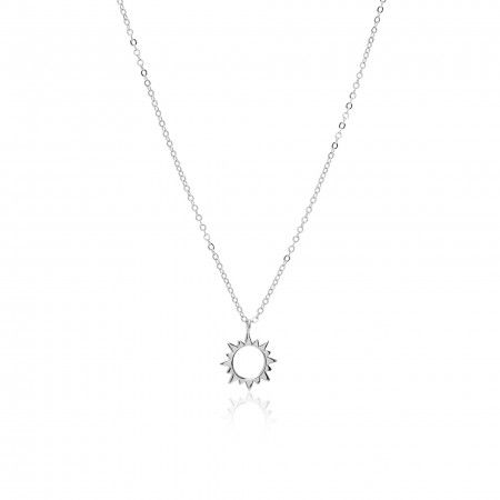 SILVER NECKLACE WITH SUN