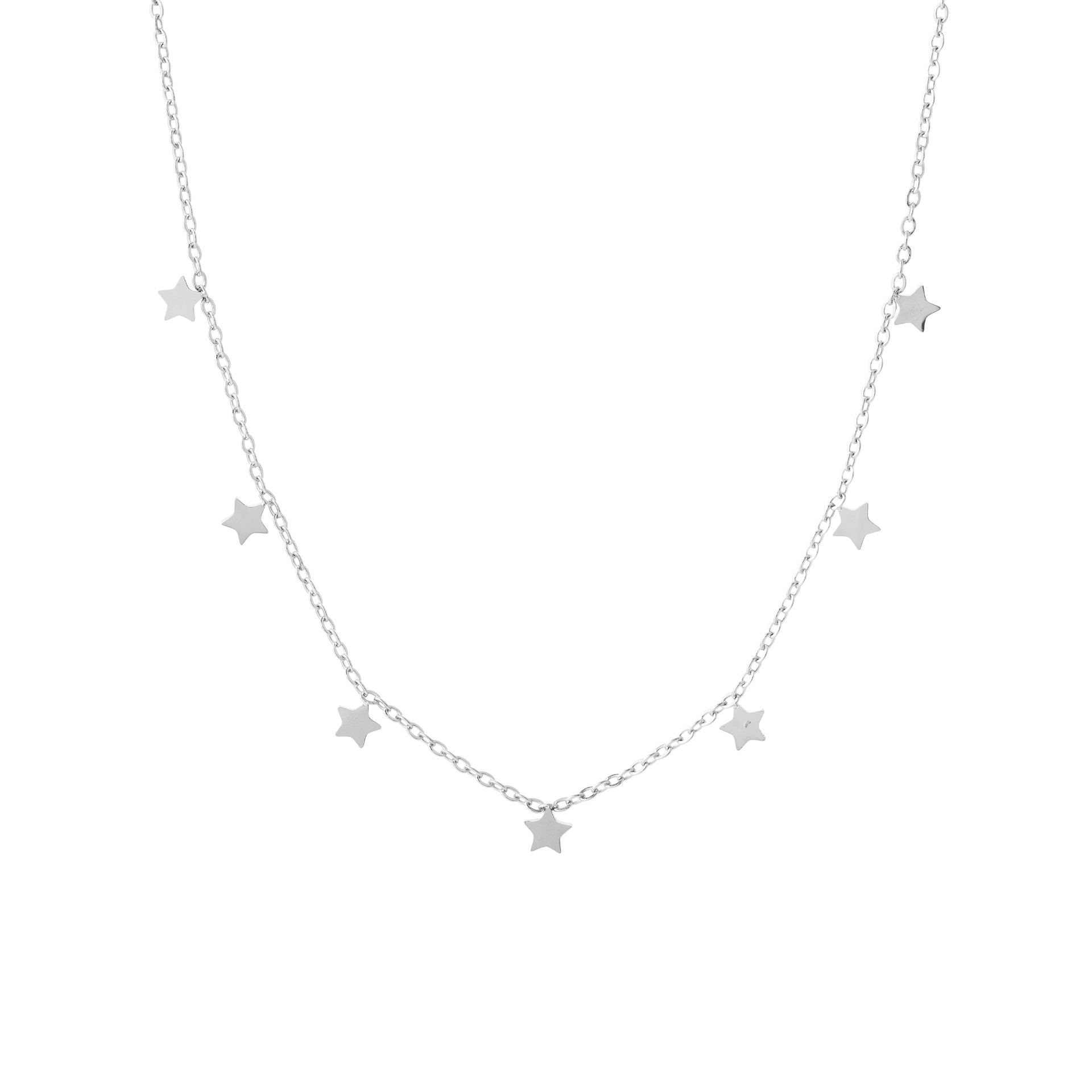 CHOKER AÇO ESTRELAS