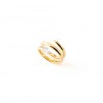 Gold Plated Silver - Zircon