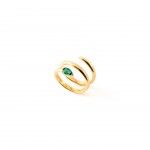 Gold Plated Silver - Green