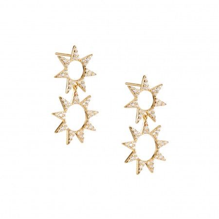 BRINCOS SOL BRILHANTE BRINCOS SOL BRILHANTE