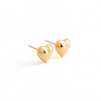 SILVER HEART EARRINGS