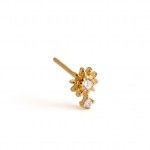 Gold Plated Silver - Zircon