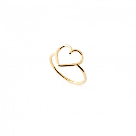 HEART SILVER RING