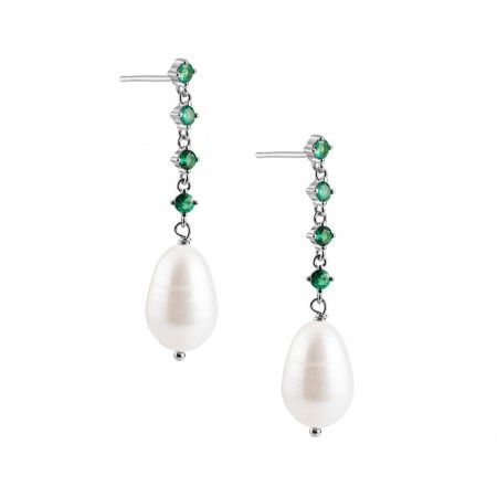 PENDIENTES LARGOS PERLA