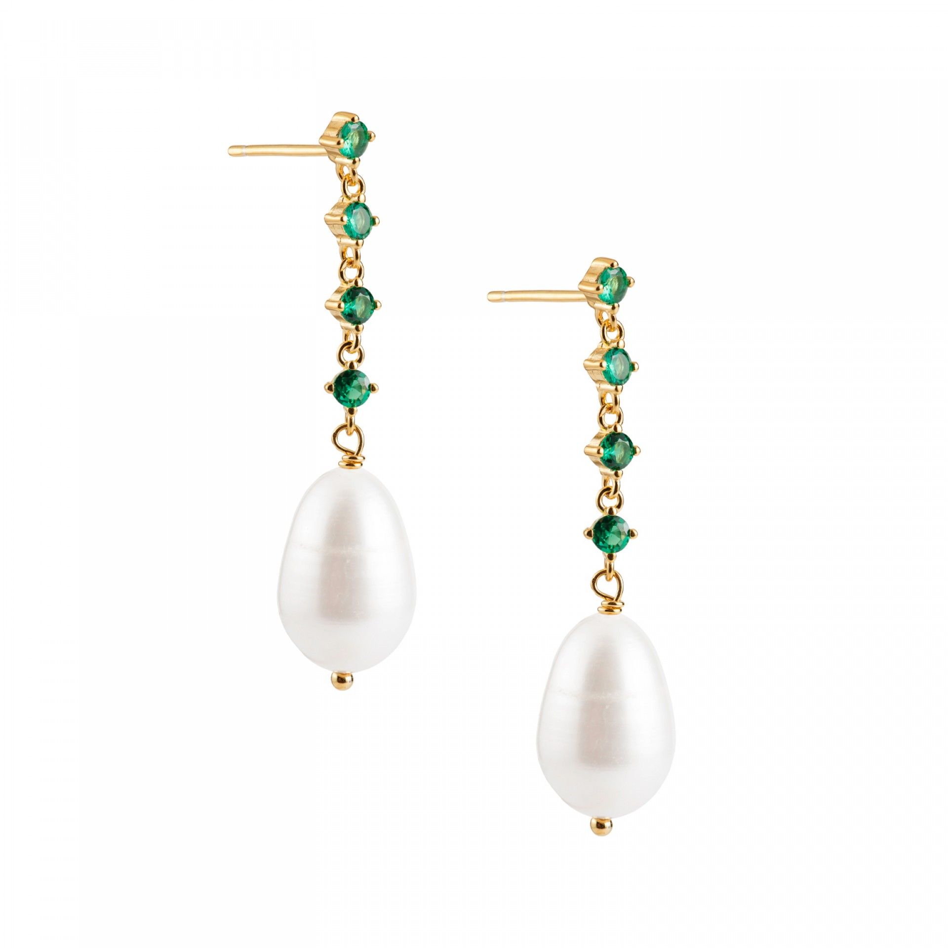 BRINCOS COMPRIDOS PÉROLA