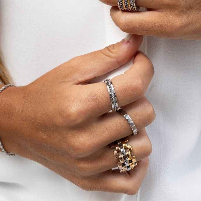 CHAIN STEEL RING