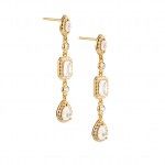 Gold Plated Silver - Zircon