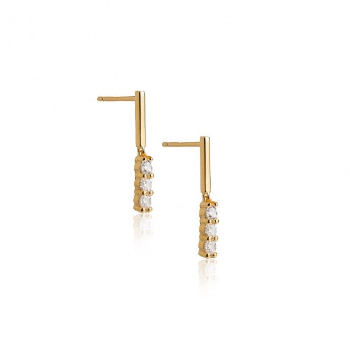 SILVER BARS EARRINGS