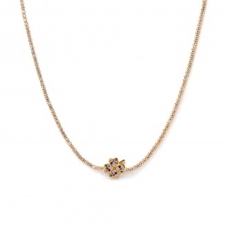 CLOVER SILVER NECKLACE