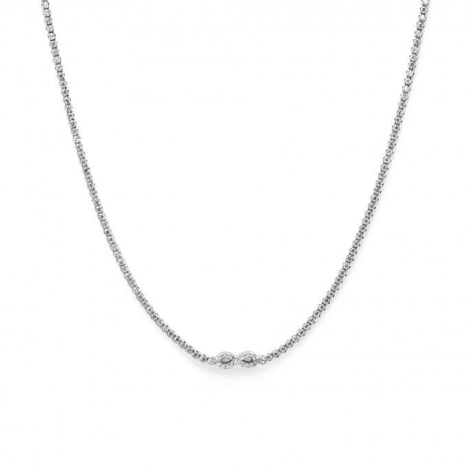 INFINITE SILVER NECKLACE