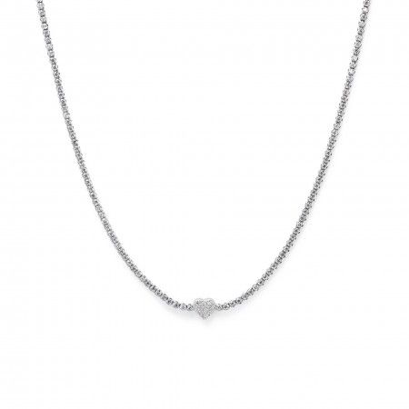 HEART SILVER NECKLACE