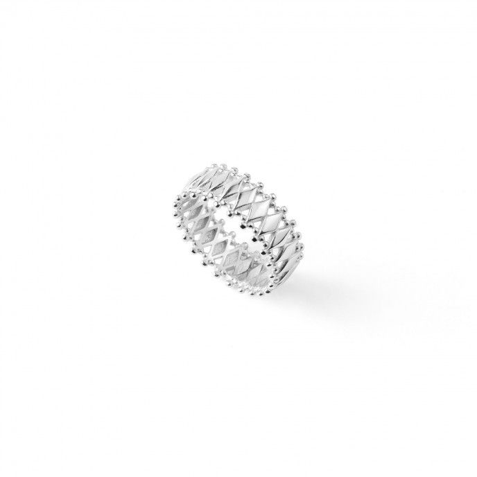 GEOMETRIC SILVER RING