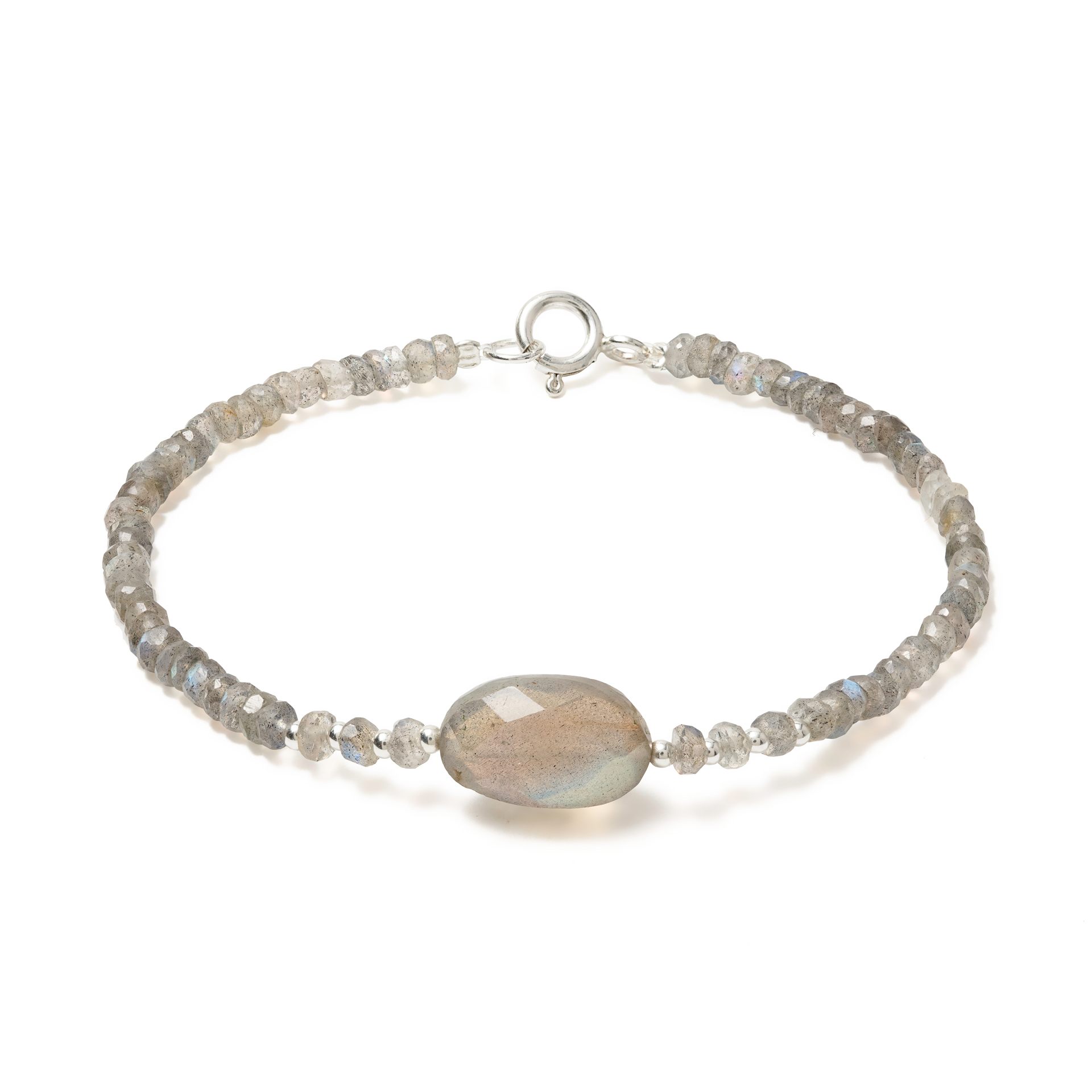 PULSEIRA PEDRAS - LABRADORITE