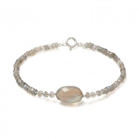 PULSEIRA PEDRAS - LABRADORITE