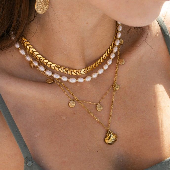 COLLAR DE ACERO CONCHA