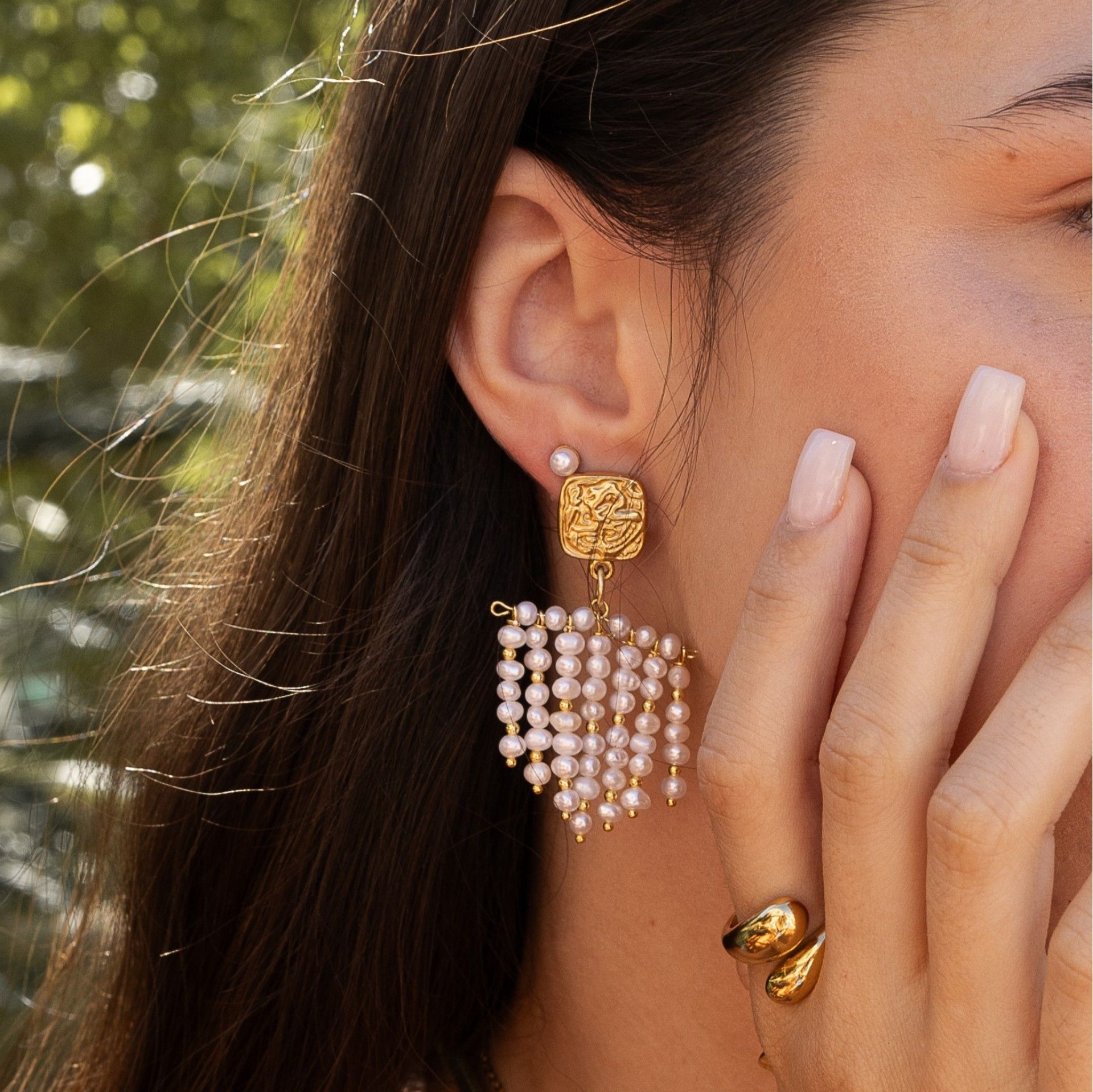 BRINCO ROSCA AÇO PÉROLA