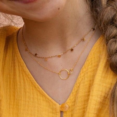 STEEL CHOKER WITH STARS