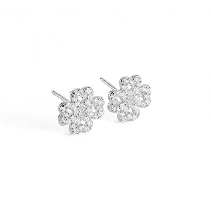 CLOVER SILVER EARRINGS