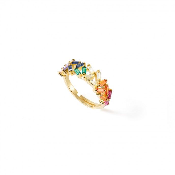 RAINBOW SILVER RING