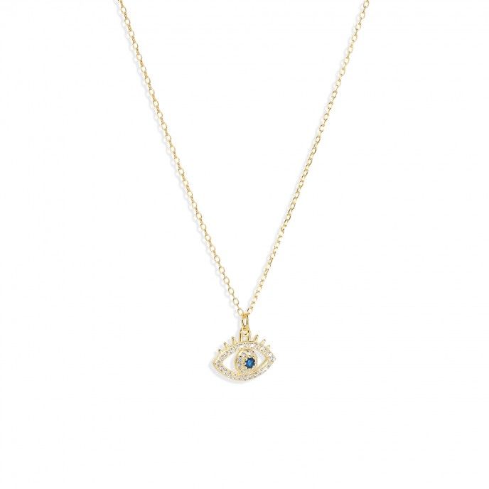 SILVER NECKLACE WITH EYE