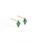 Gold Plated Silver - Green